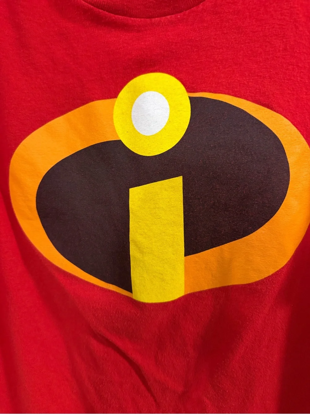 Disney Pixar The Incredibles 2 Logo Red Logo Tee - Picture 4 of 5